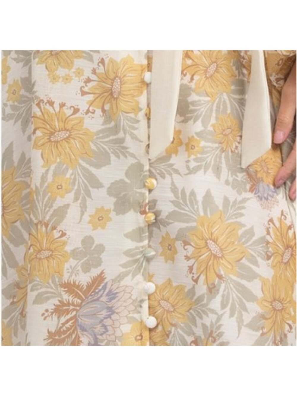 NANCY YANG Long Sleeve Shirt Maxi Dress - Picture 5 of 5